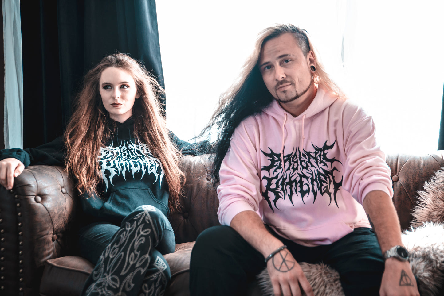 Black Arsenic Kitchen Hoodie (White Logo)