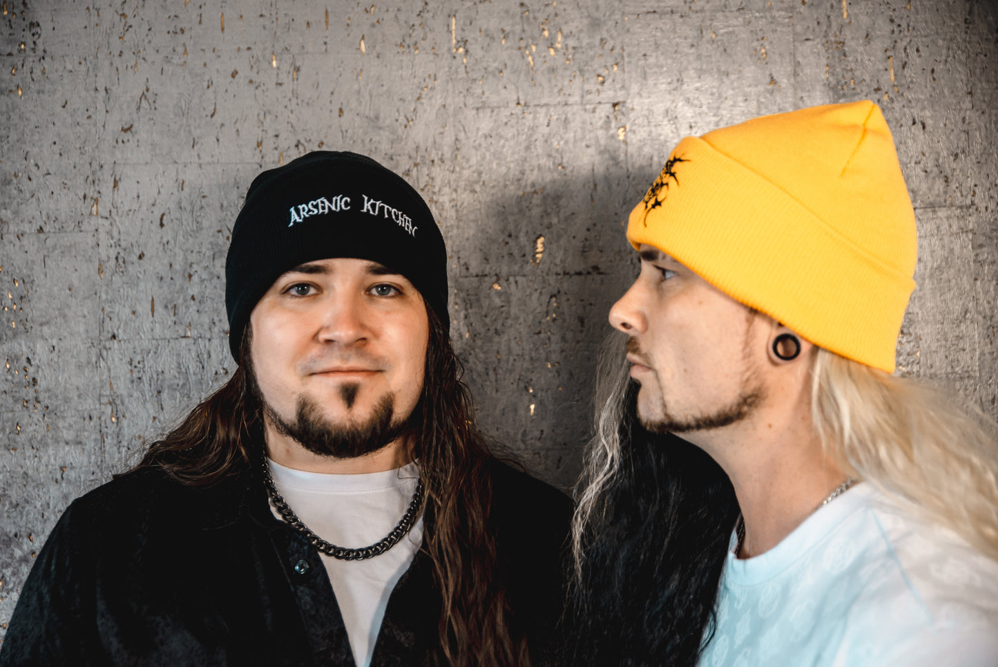 Yellow Beanies (black logo)