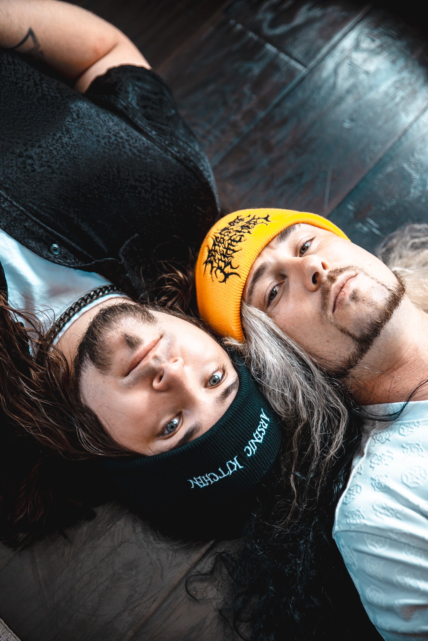 Black Beanie (white logo)