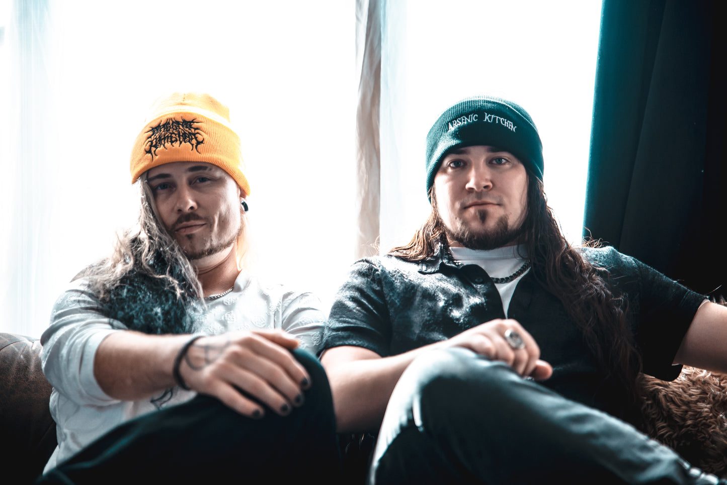 Yellow Beanies (black logo)