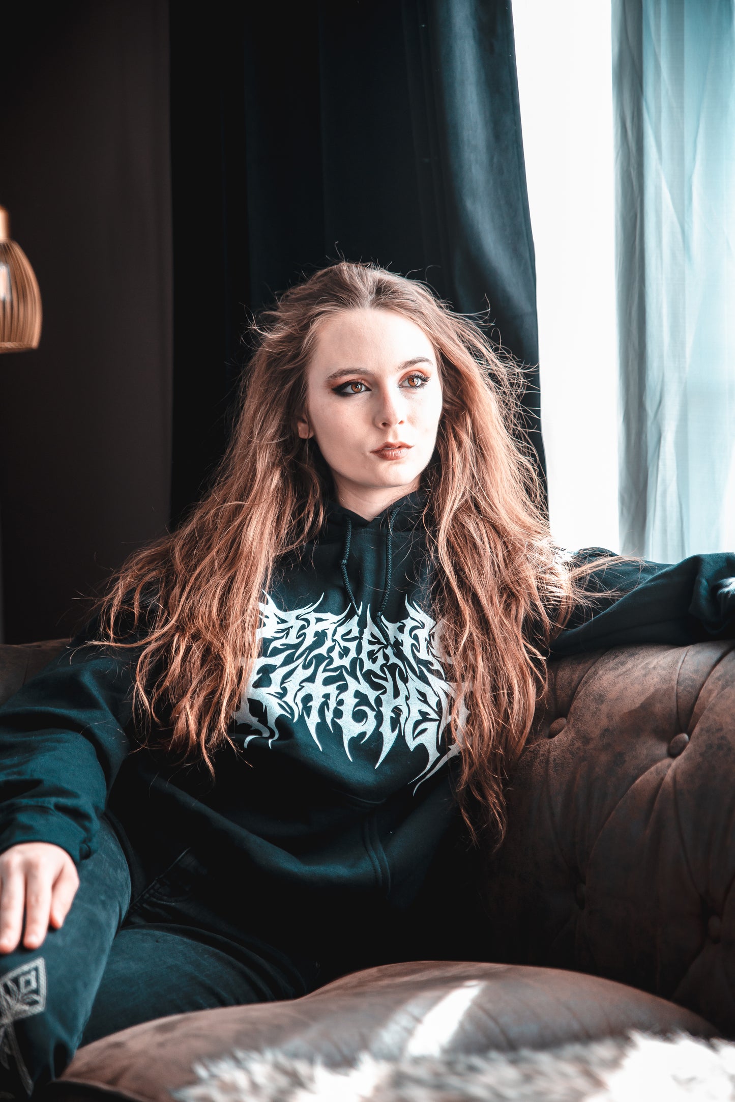 Black Arsenic Kitchen Hoodie (White Logo)