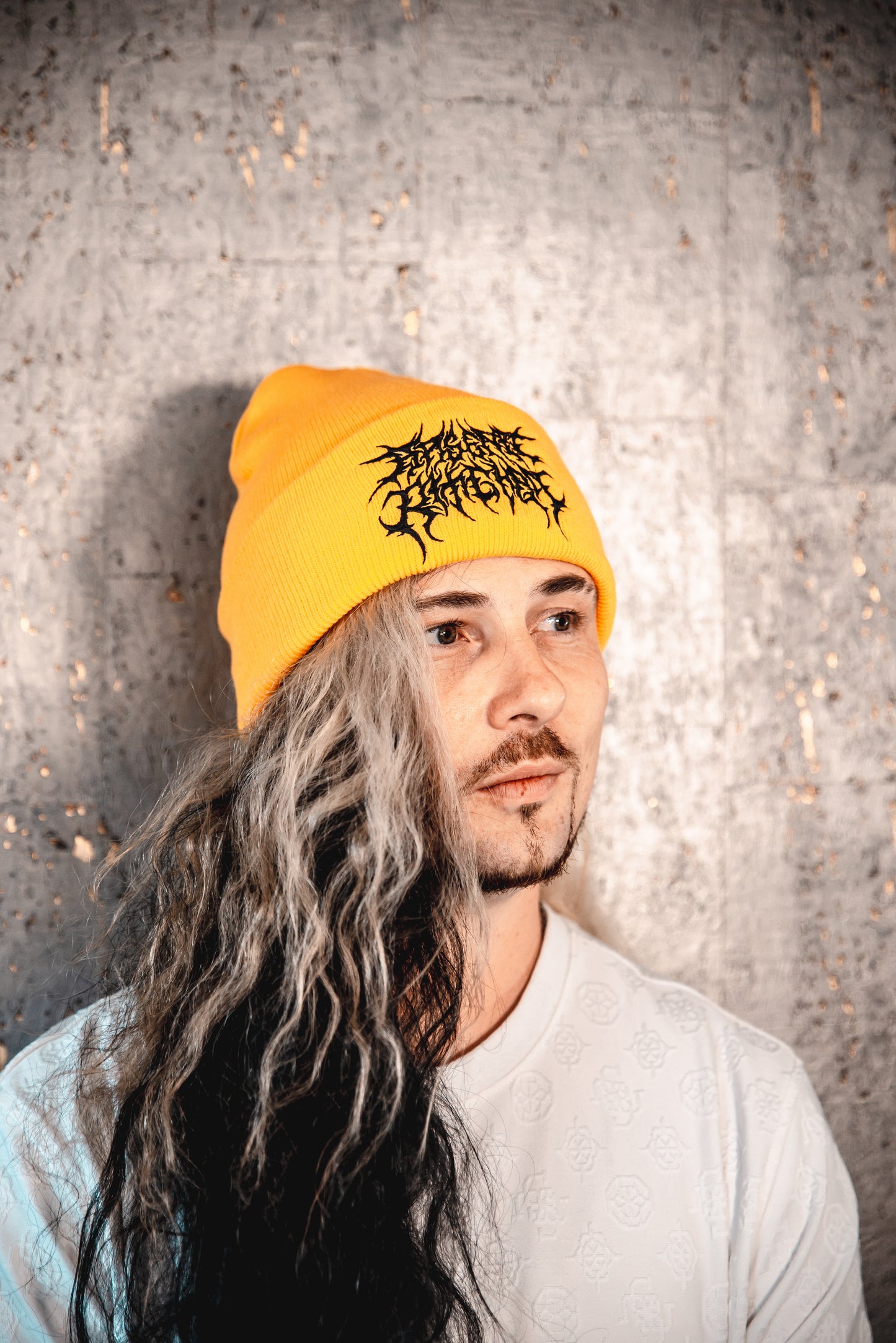 Yellow Beanies (black logo)