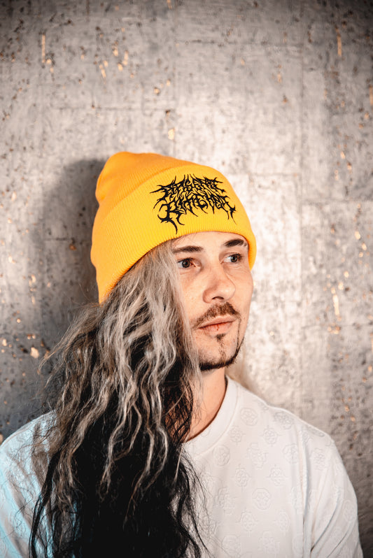 Yellow Beanies (black logo)