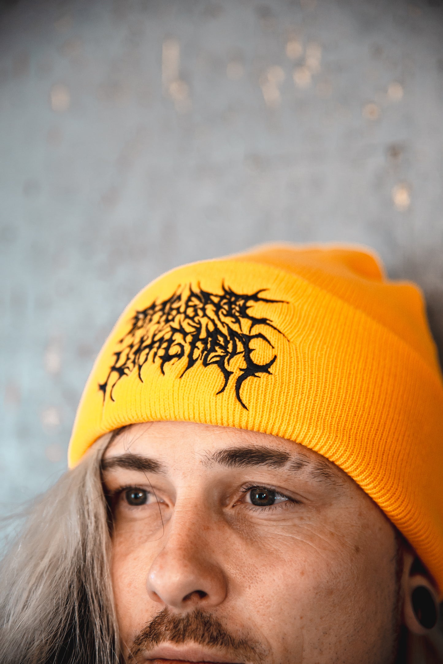 Yellow Beanies (black logo)